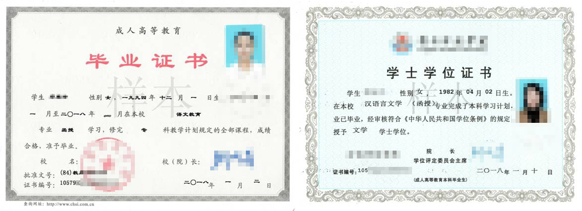 廣東成人高考畢業證書